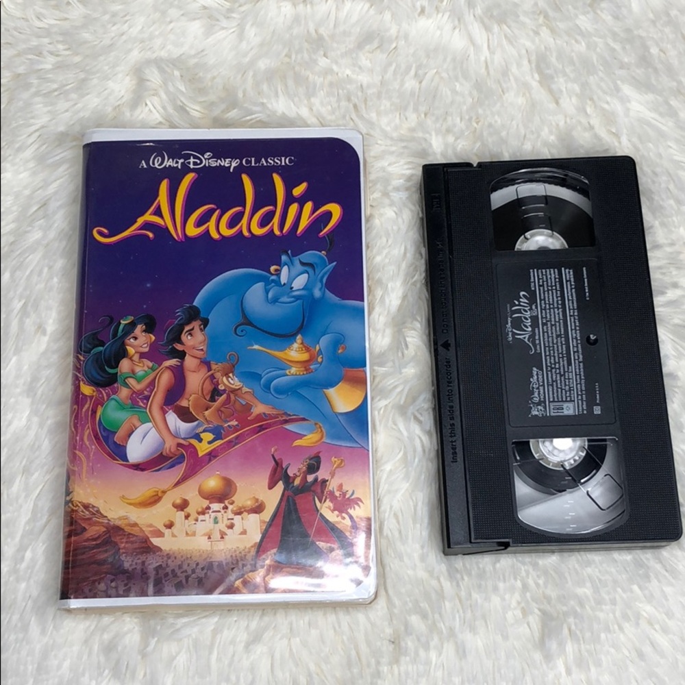 Vintage Disney's Aladdin VHS